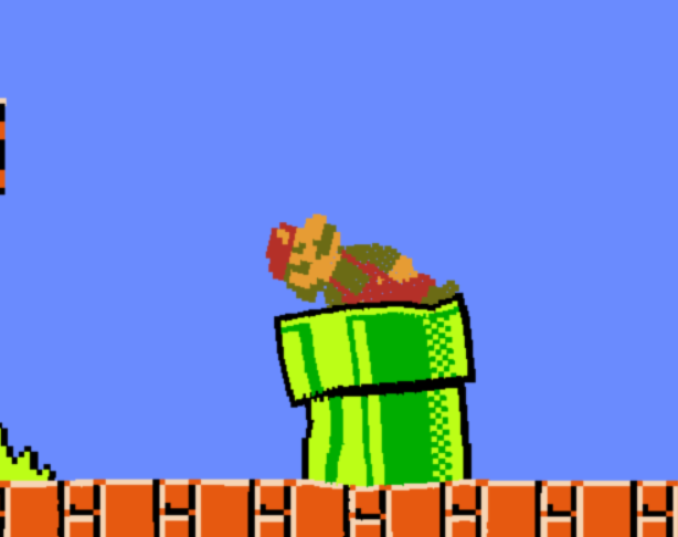 Jelly Mario Bros game cover